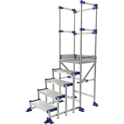 Přístupové plošiny Meca Modul Tubesca-Comabi, 3 zábradlí