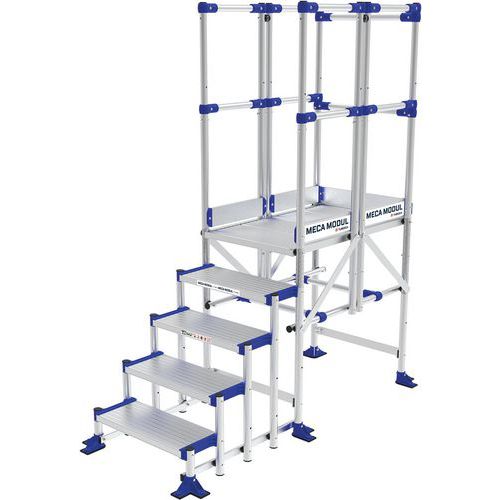 Přístupové plošiny Meca Modul Tubesca-Comabi, 3 zábradlí