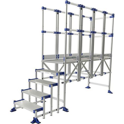 Přístupové plošiny Meca Modul Tubesca-Comabi, 3 zábradlí