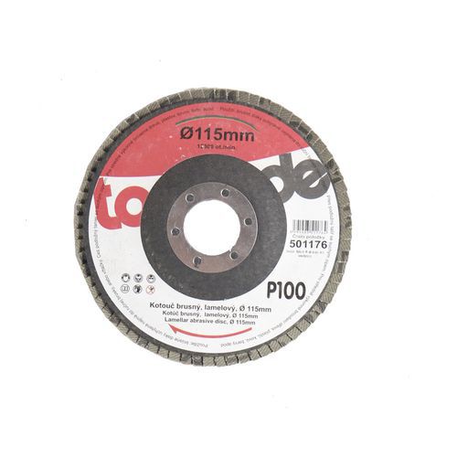 TOPTRADE kotouč brusný, lamelový, 115 x 22,2 x 2 mm TOPTRADE kotouč brusný, lamelový, 115 x 22,2 x 2 mm