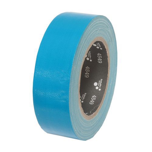 Páska lepicí, tkaninová, UV odolná, modrá, 25 m