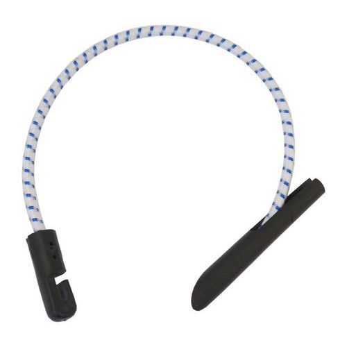 TOPTRADE držák plachty s okem, elastické poutko, 30 až 40cm, sada 10ks