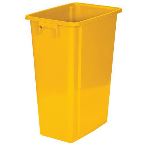 Plastové odpadkové koše Probbax na tříděný odpad, bez víka, 60 l