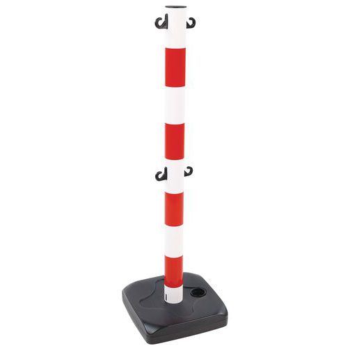 Plastové zahrazovací sloupky Manutan Expert, výška 90 cm