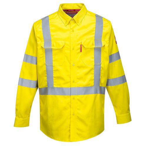 Košile Bizflame 88/12 FR Hi-Vis, žlutá