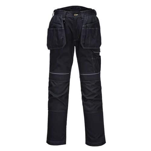 Pracovní kalhoty PW3 Stretch Holster, černá