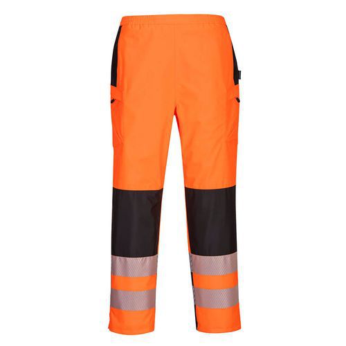 Dámské kalhoty do deště PW3 Hi-Vis, černá/oranžová