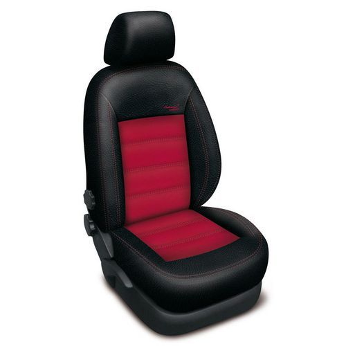 Autopotahy Škoda Superb I, 2001-2008, AUTHENTIC VELVET, černočervené SIXTOL Autopotahy Škoda Superb I, 2001-2008, AUTHENTIC VELVET, černočervené SIXTOL