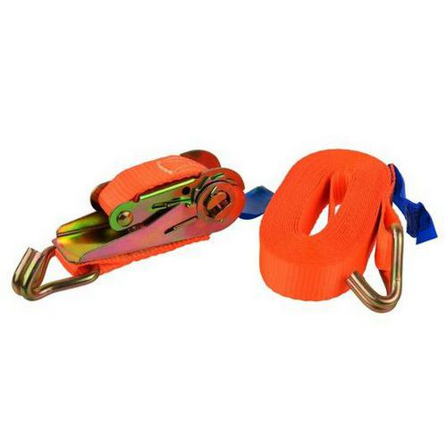 Popruh upínací s ERGO ráčnou a hákem, 5m, 1t, 25mm, GEKO Popruh upínací s ERGO ráčnou a hákem, 5m, 1t, 25mm, GEKO