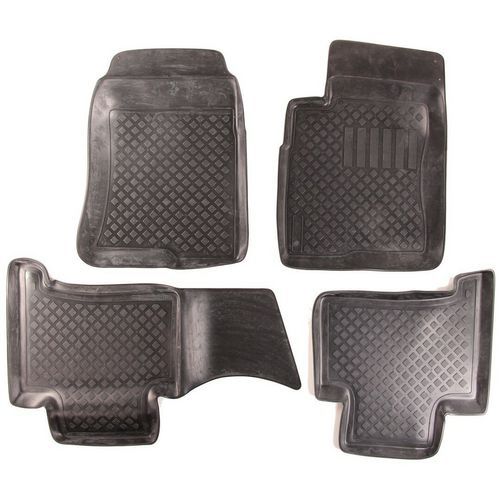 Gumové koberce Toyota Land Cruiser Prado (J12) (02-09) (2D) SIXTOL