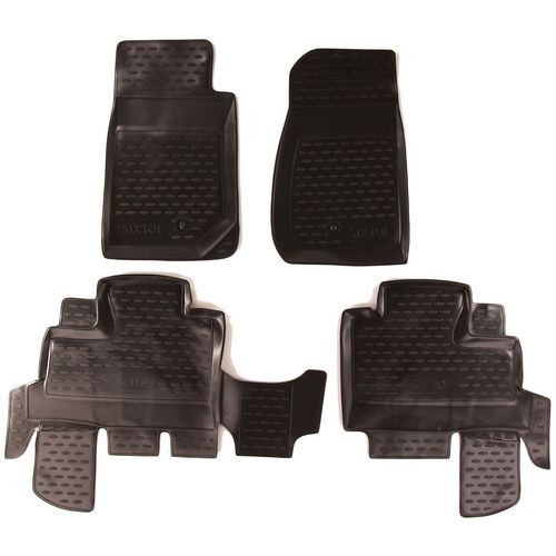 Gumové koberce JEEP Wrangler 4 dveře, 2007-<gt/> SIXTOL