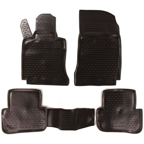 Gumové koberce Mercedes-Benz C-Class W204, 2007-2014 SIXTOL Gumové koberce Mercedes-Benz C-Class W204, 2007-2014 SIXTOL