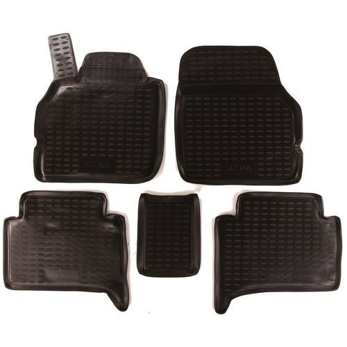 Gumové koberce Renault Scenic (II), 2003-2009, 5 ks SIXTOL