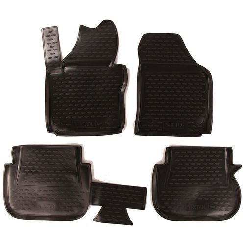Gumové koberce Volkswagen Caddy 10/2007-2014 SIXTOL