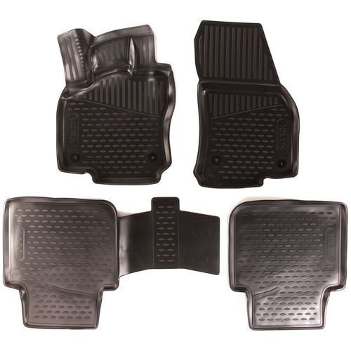 3D Gumové koberce VOLKSWAGEN Tiguan Allspace, 2016-<gt/>, 5dv., 5/7 sedadel SIXTOL