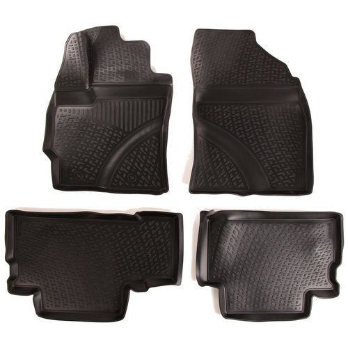 Gumové koberce Toyota Verso facelift (AR2/R20) (12-) (3D) SIXTOL