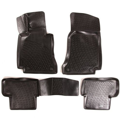 Gumové koberce Mercedes-Benz C-Klasse Sedan (W205) (14-) (3D) SIXTOL