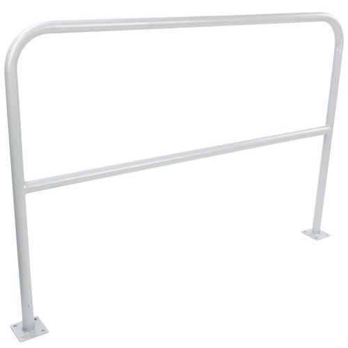 Kovové zábrany Manutan Expert, délka 150 cm, průměr 38 mm