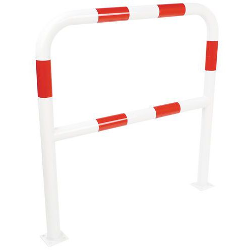 Kovové zábrany Manutan Expert, délka 100 cm, průměr 59 mm