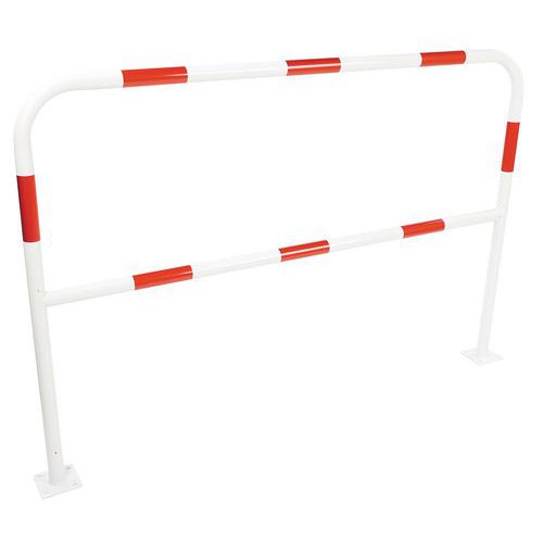 Kovové zábrany Manutan Expert, délka 150 cm, průměr 38 mm
