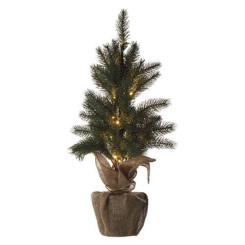LED vánoční stromek, 52 cm, 3xAA, vnitřní, teplá bílá, časovač