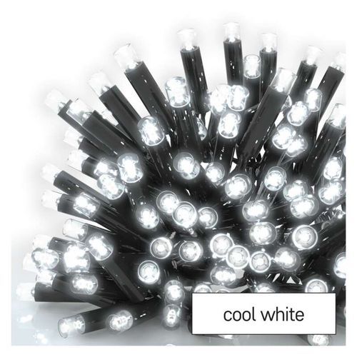 Profi LED spojovací řetěz černý - rampouchy, 3 m, venkovní, studená bílá