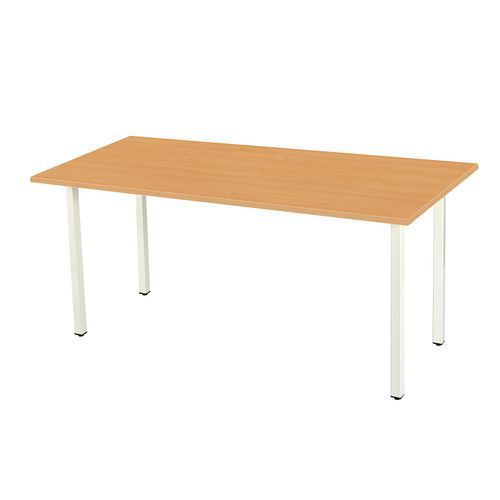Kancelářské stoly Standard, rovné provedení, buk