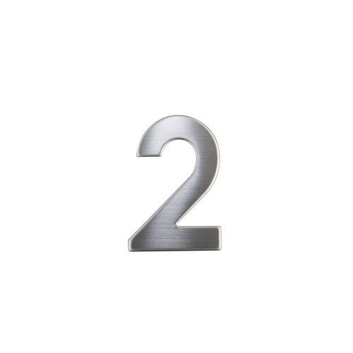 Nerezová čísla ve 2D provedení, výška 75 mm