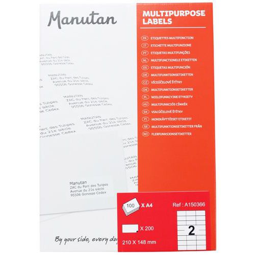 Samolepící etikety Manutan Expert