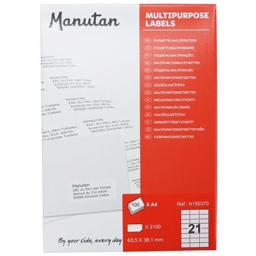 Samolepící etikety Manutan Expert