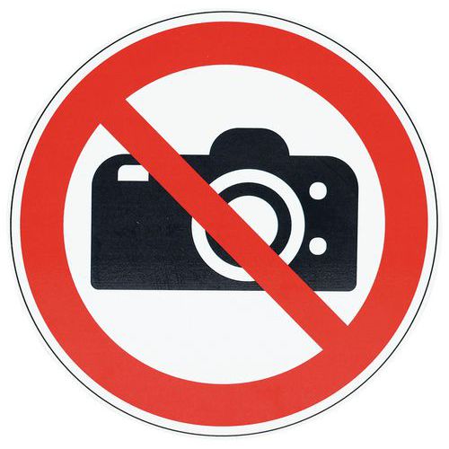 Zákazové značení Manutan Expert - Zákaz fotografování, hliník, 200 mm Zákazové značení Manutan Expert - Zákaz fotografování, hliník, 200 mm