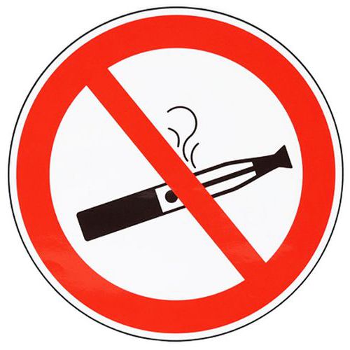 Zákazové značení Manutan Expert - Zákaz vapování, samolepicí Zákazové značení Manutan Expert - Zákaz vapování, samolepicí