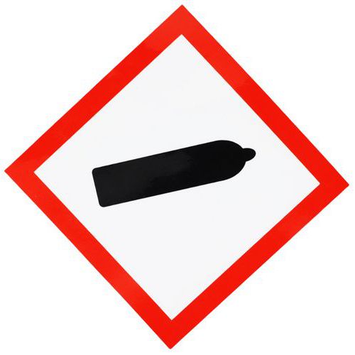 Výstražná CLP tabulka Manutan Expert - Stlačený plyn, samolepicí, 120 x 120 mm Výstražná CLP tabulka Manutan Expert - Stlačený plyn, samolepicí, 120 x 120 mm