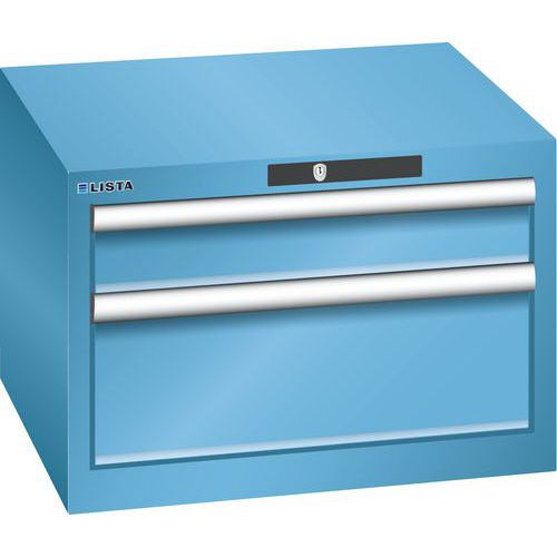 Dílenské zásuvkové skříně Lista, 2,3 nebo 4 zásuvky, 564x572x383mm