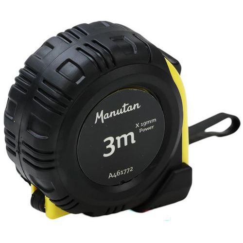 Svinovací metry Manutan Expert Ruban, černé/žluté, 3 - 8 m