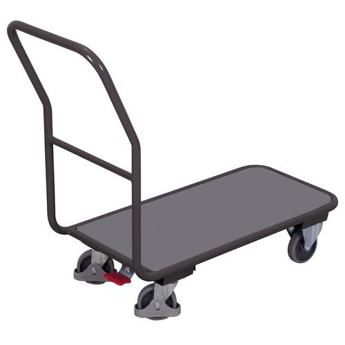 Plošinové vozíky s madlem, do 200 kg