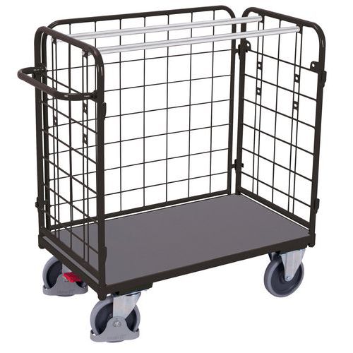 Vozíky se 3 mřížovými stěnami, do 400 - 500 kg