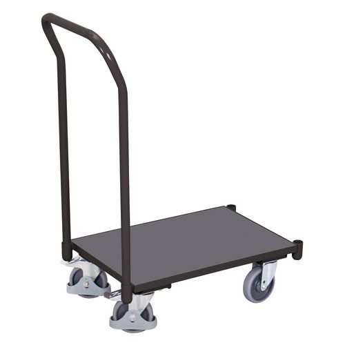Plošinové vozíky s madlem Euro systém, do 250 kg, 74 x 41,5 x 97 cm Plošinové vozíky s madlem Euro systém, do 250 kg, 74 x 41,5 x 97 cm