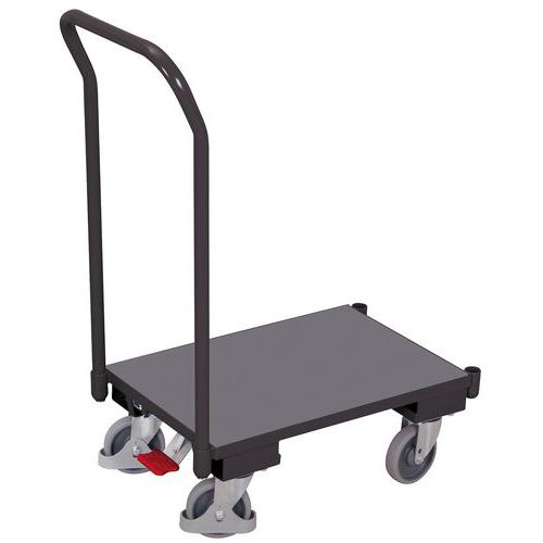 Plošinové vozíky Euro s madlem, do 250 kg, 74 x 41,5 x 100 cm Plošinové vozíky Euro s madlem, do 250 kg, 74 x 41,5 x 100 cm