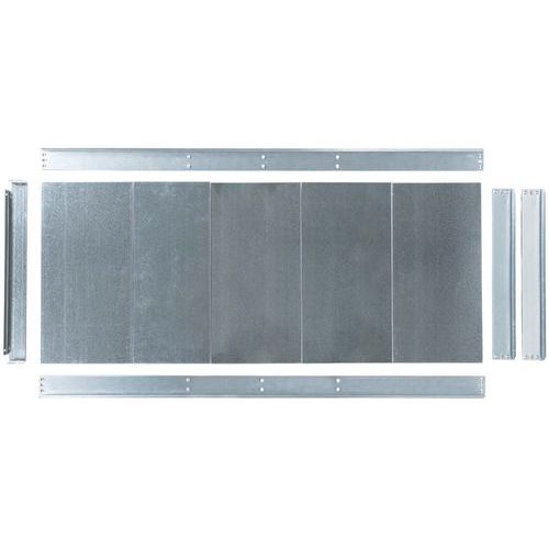 Přídavné police z ocelových panelů, 152,5 cm, 440 kg, pozink