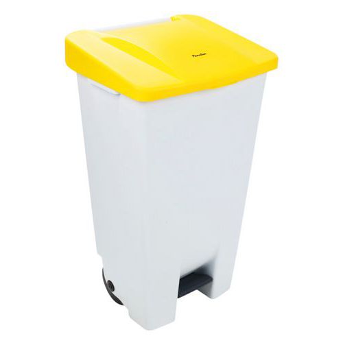 Plastové odpadkové koše Manutan Expert Handy, objem 120 l