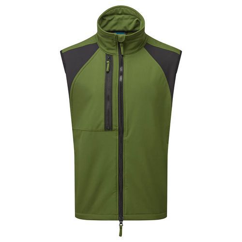 WX2 Softshell vesta Eco (2L), tmavě zelená