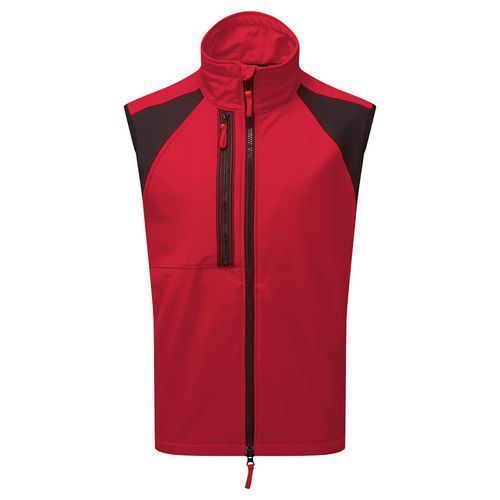 WX2 Softshell vesta Eco (2L), červená