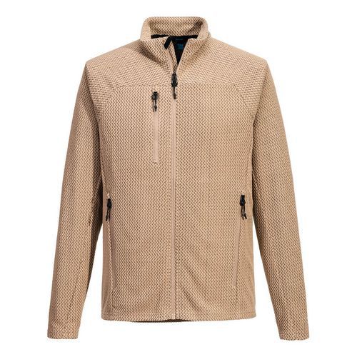 EV4 Texturovaný fleece, světle hnědá