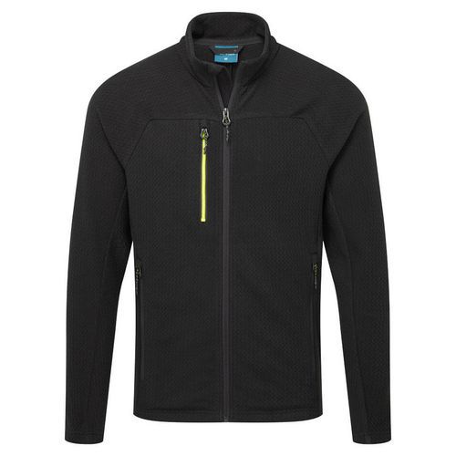 EV4 Texturovaný fleece, černá