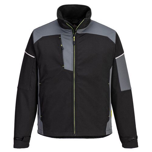 PW3 SOFTSHELL BUNDA (3L), černá/šedá
