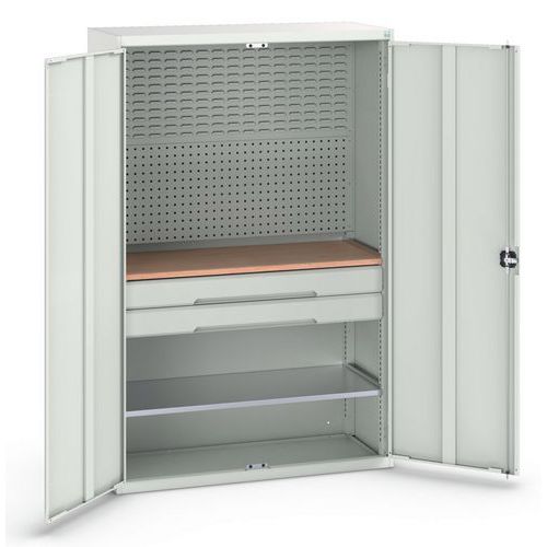 Dílenské skříně se zásuvkami Bott Verso, šířka 130 cm
