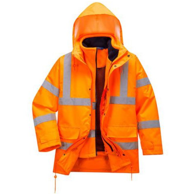 Reflexní prodyšná bunda Traffic Leo Hi-Vis