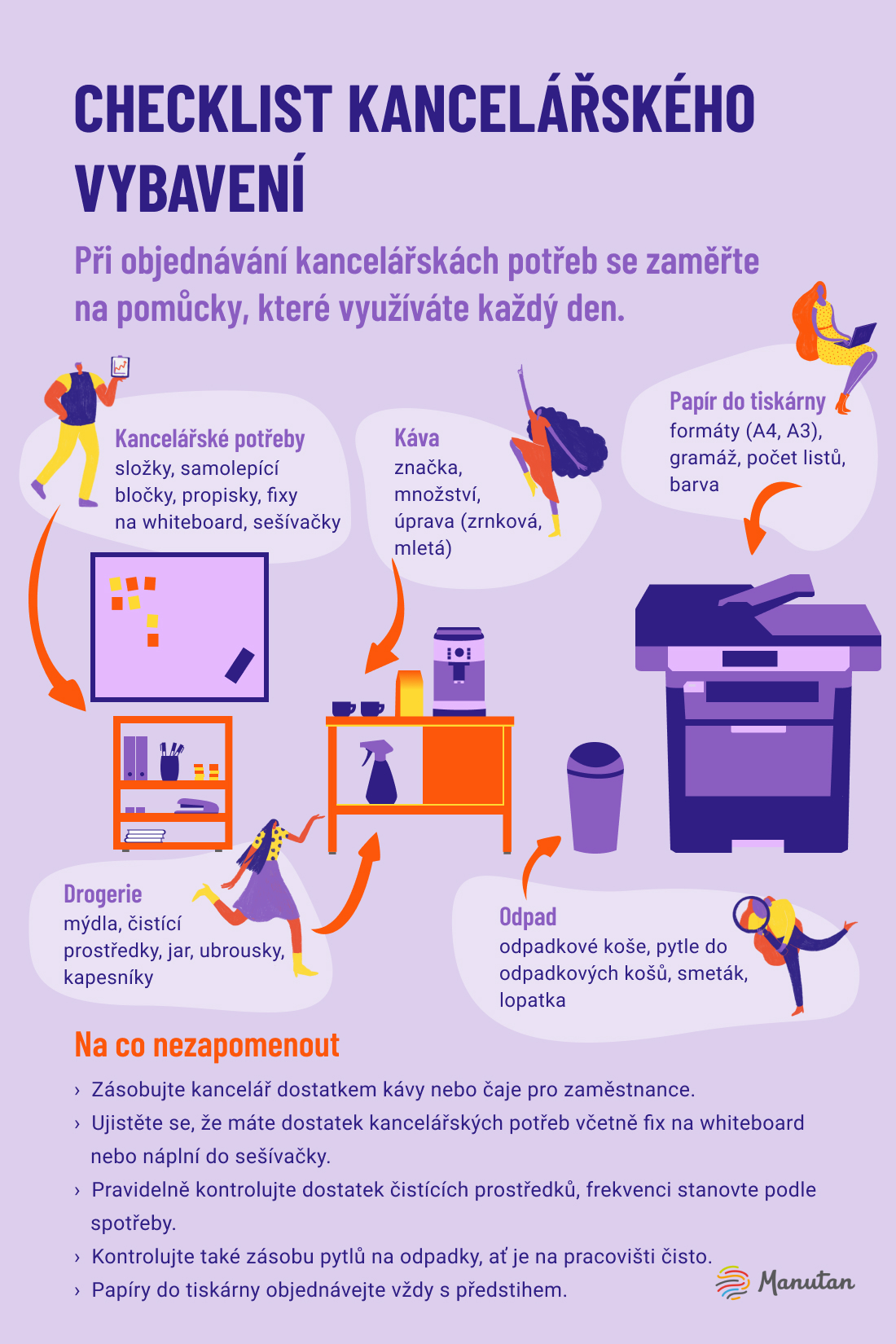 Plakát ke stažení: správa kanceláře pro office manažery