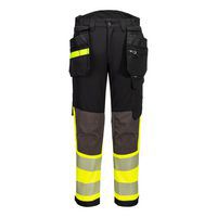 EV4 kalhoty Stretch Holster Hi-Vis Třída 1, černá/žlutá